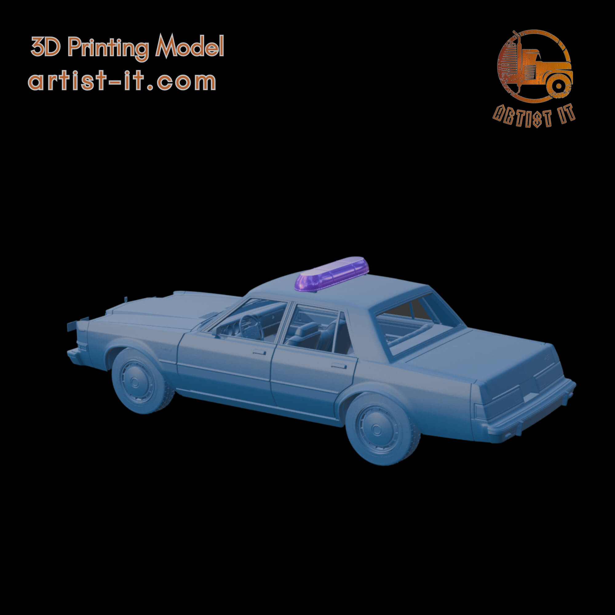&rlm&rlmDodge DIPLOMAT TAXI 1980 3D PRINT MODEL 3D Model