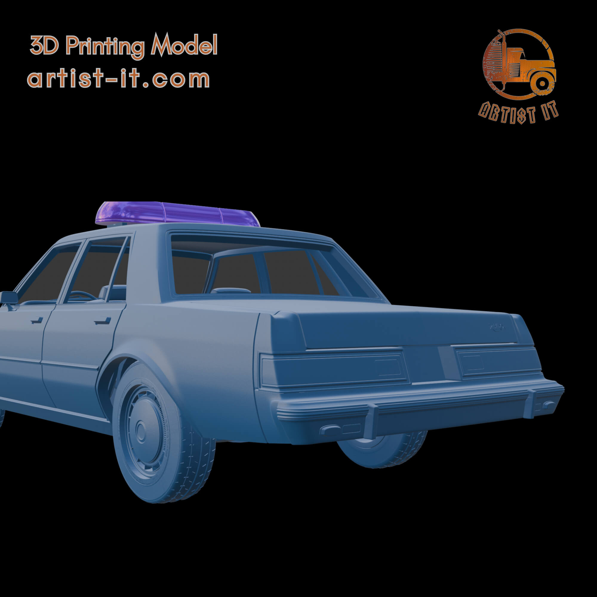 &rlm&rlmDodge DIPLOMAT TAXI 1980 3D PRINT MODEL 3D Model