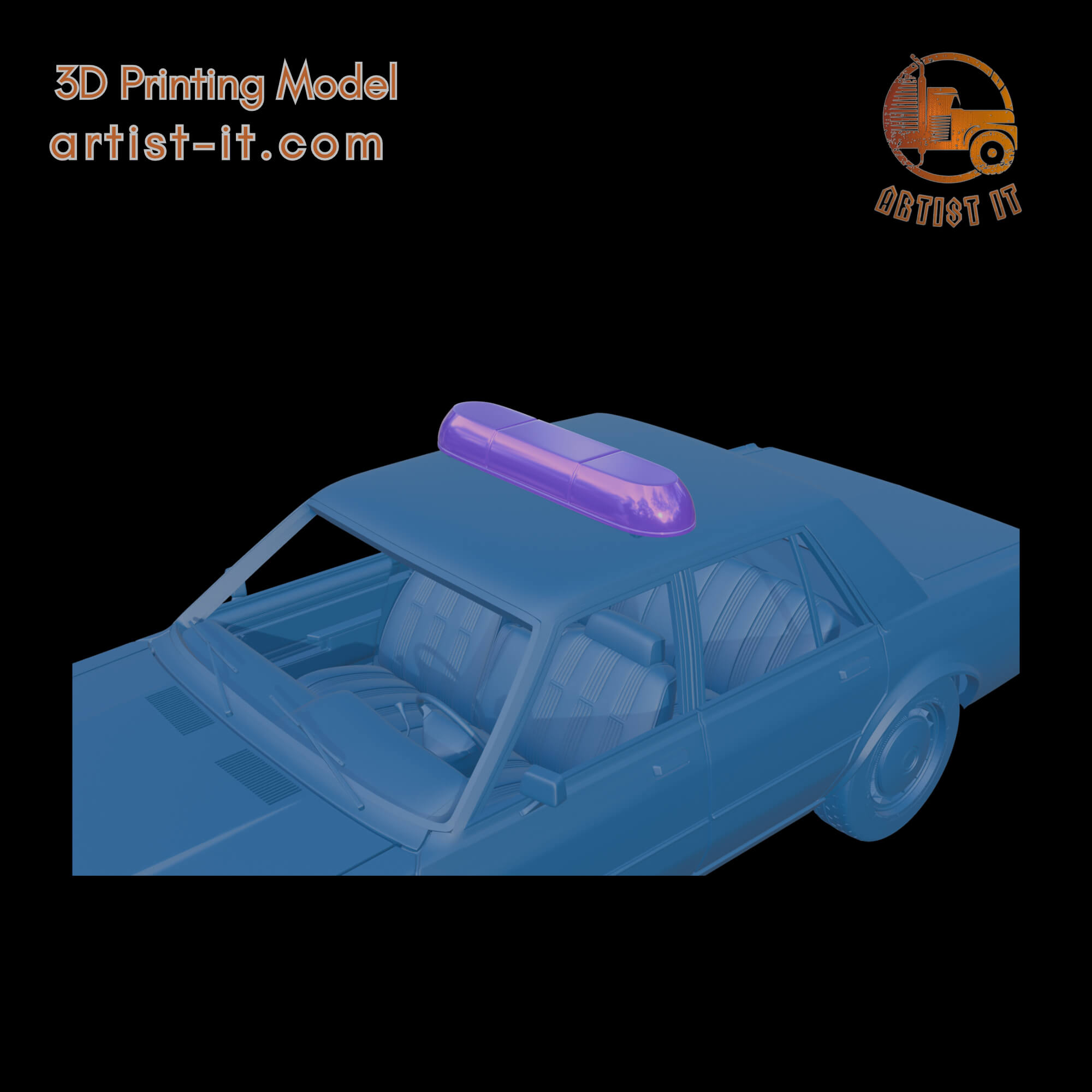 &rlm&rlmDodge DIPLOMAT TAXI 1980 3D PRINT MODEL 3D Model