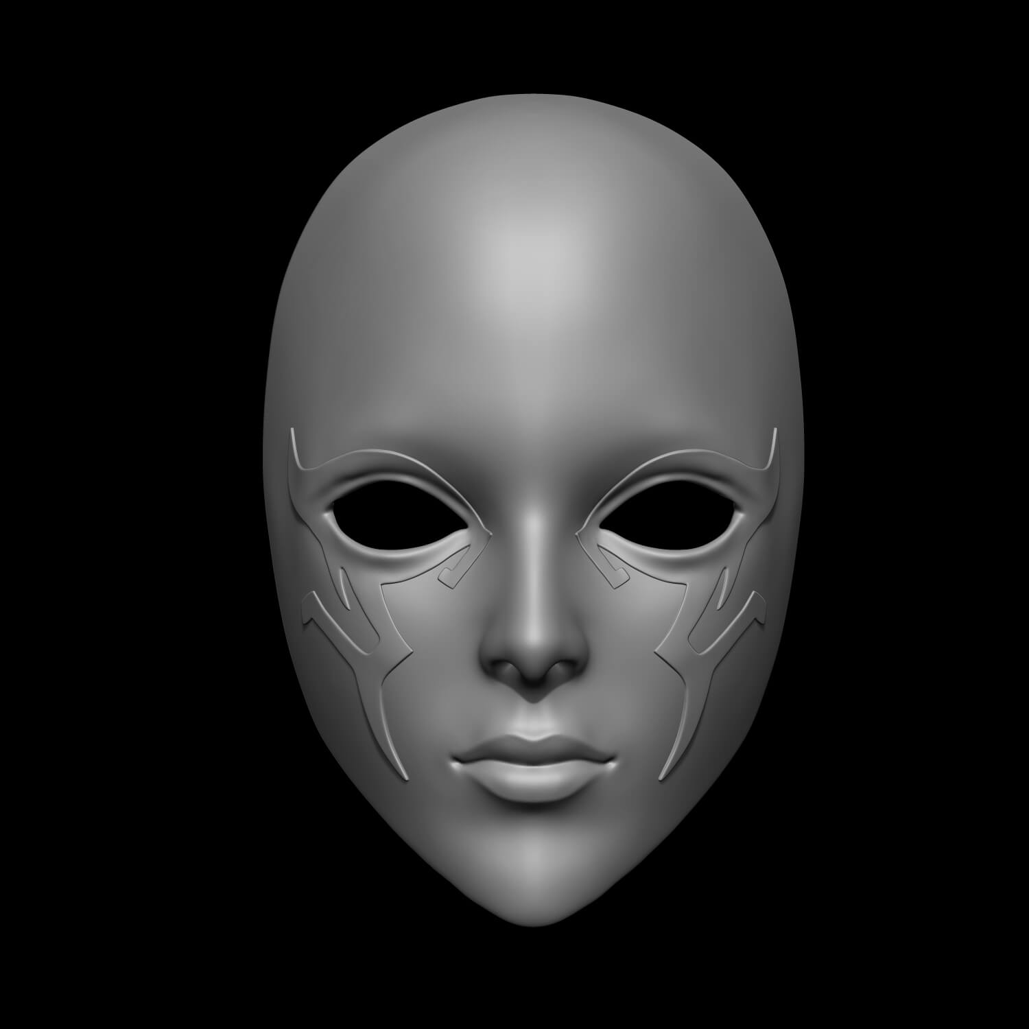 Abyss Razor Mask 3D Model
