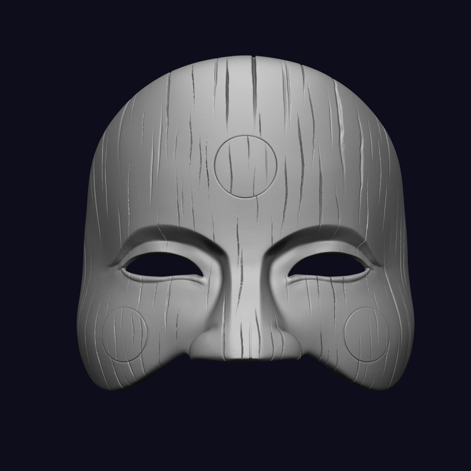 Bridal Mask - Oni Mask 3D Model