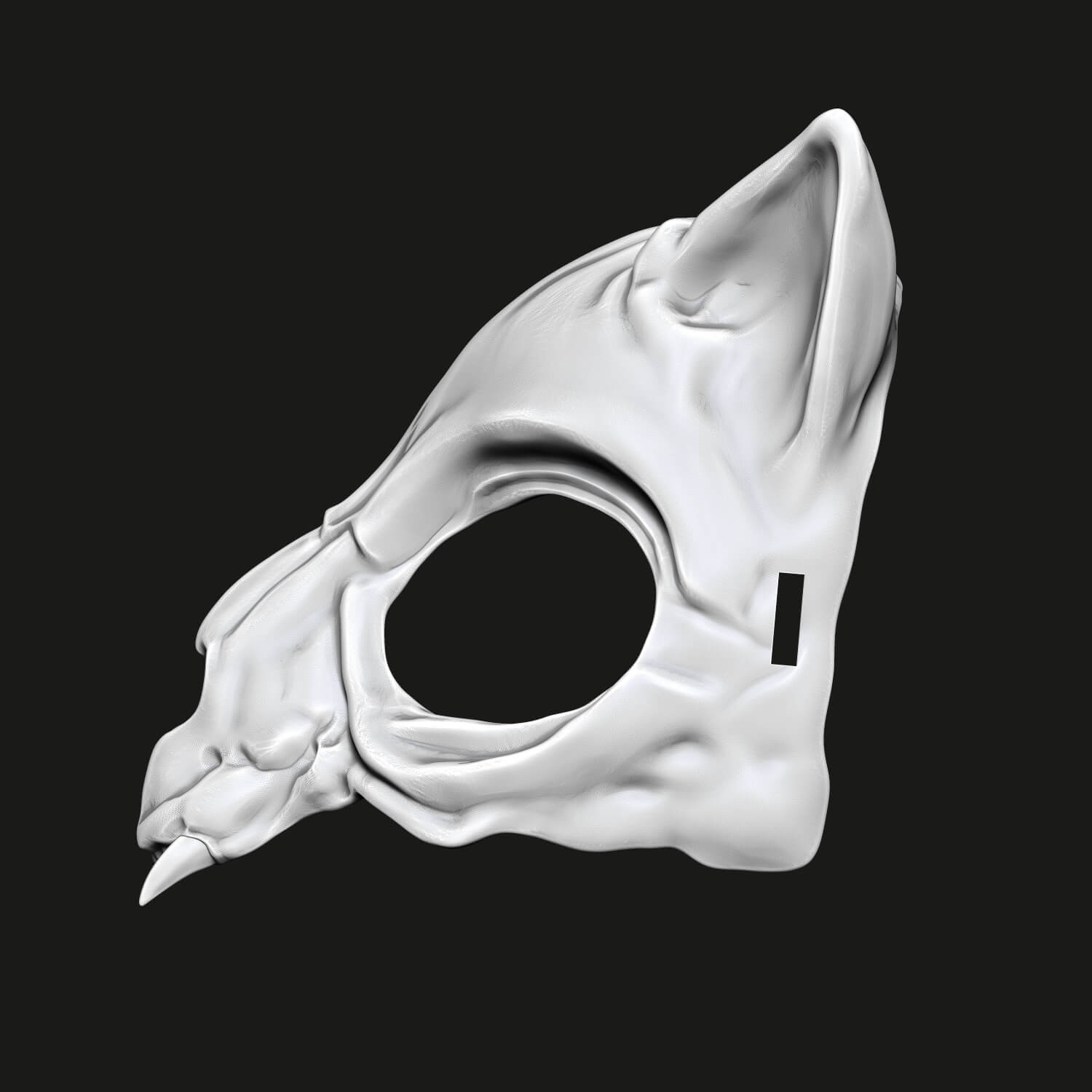 Cat Skull Mask 3D Model
