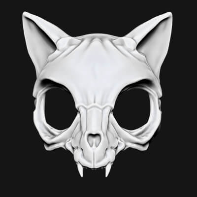 Cat Skull Mask
