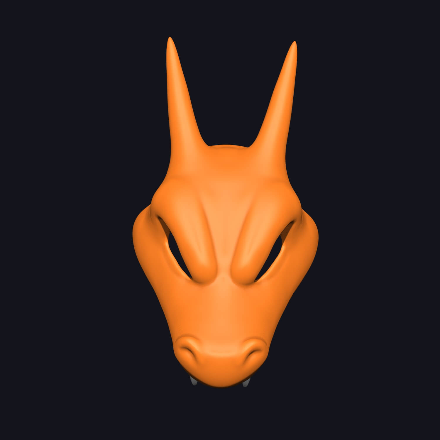 Charizard Pokémon Mask 3D Model