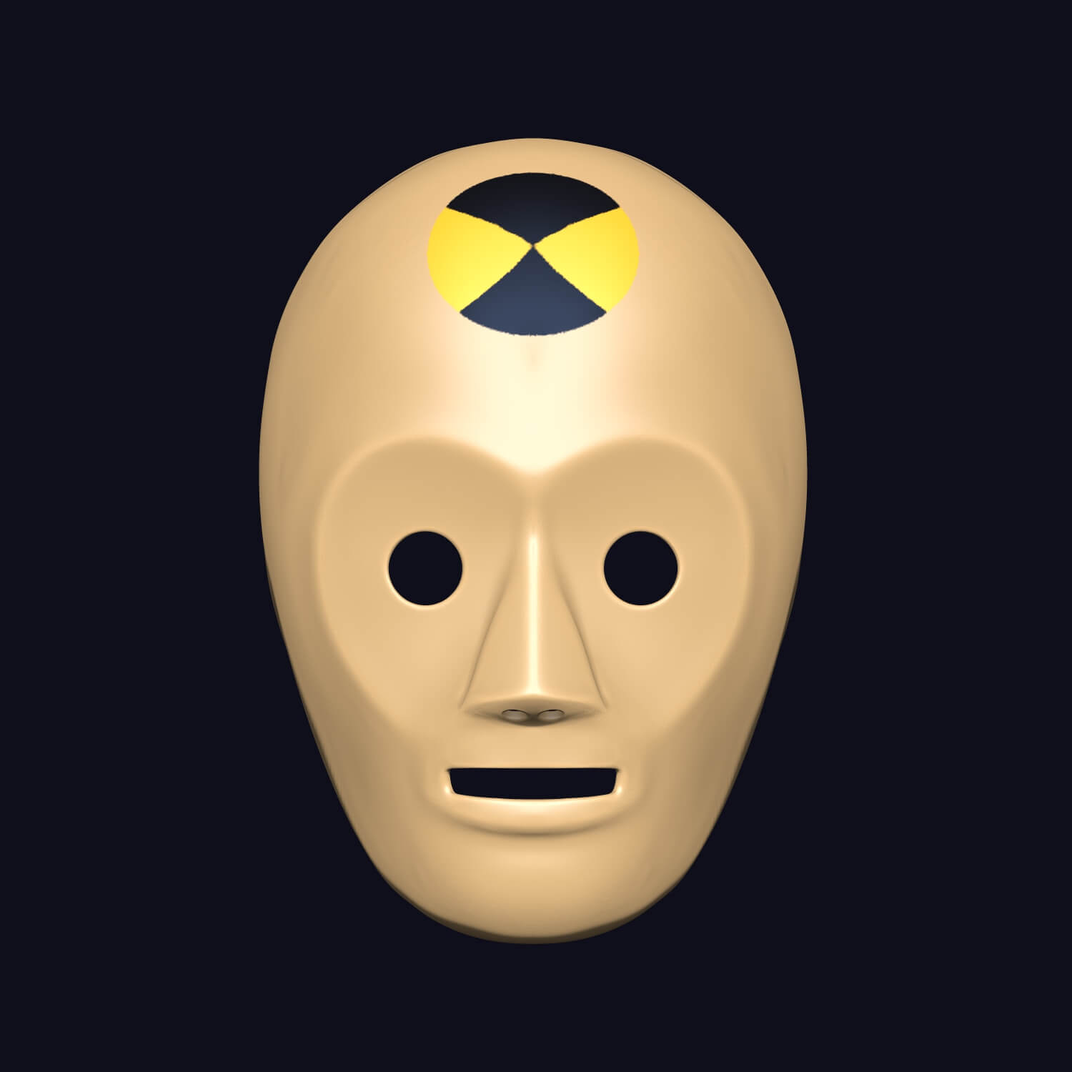 Dummy head mask 3D Model