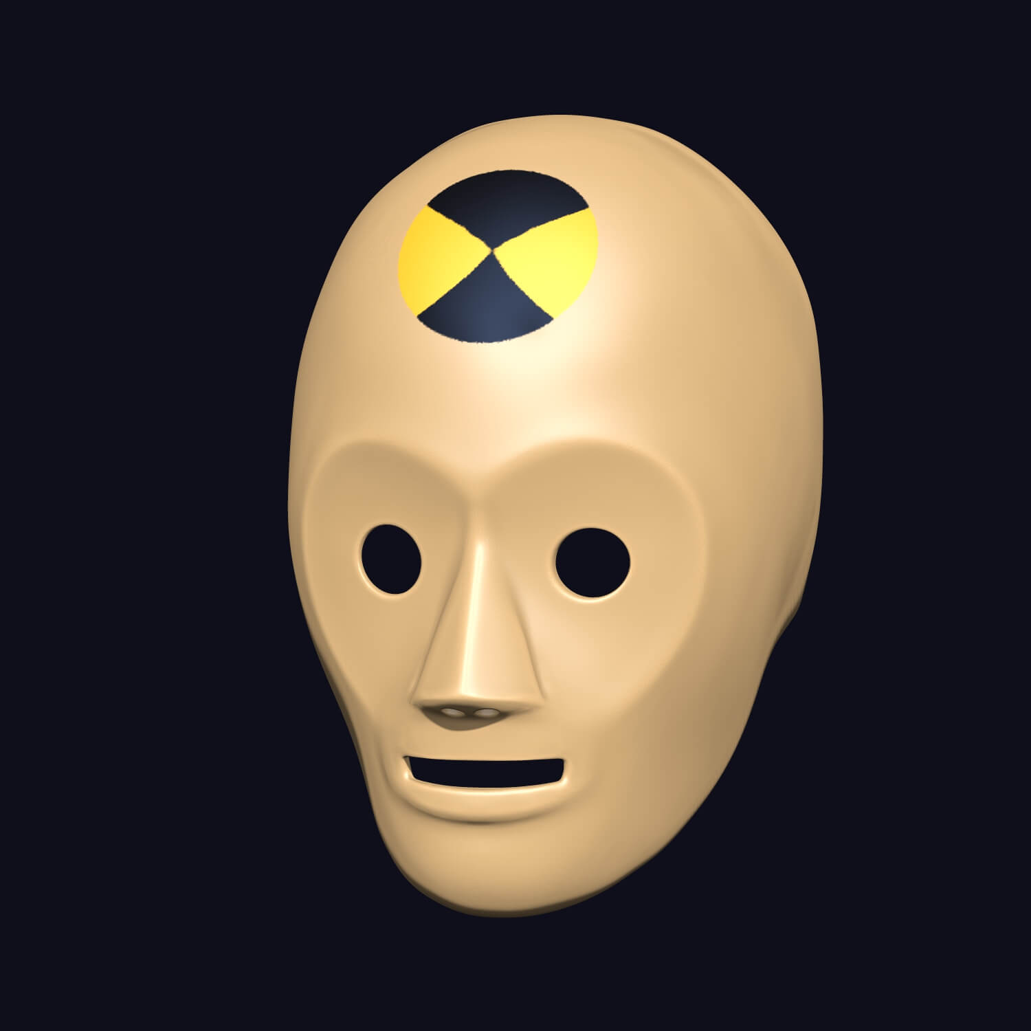Dummy head mask 3D Model