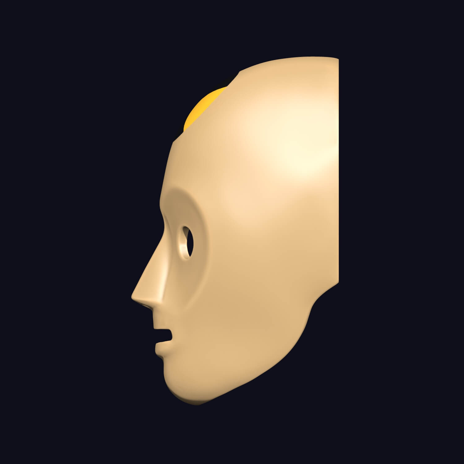 Dummy head mask 3D Model