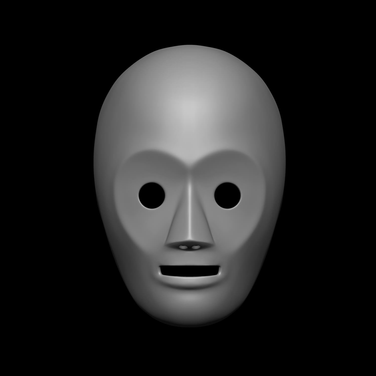 Dummy head mask 3D Model