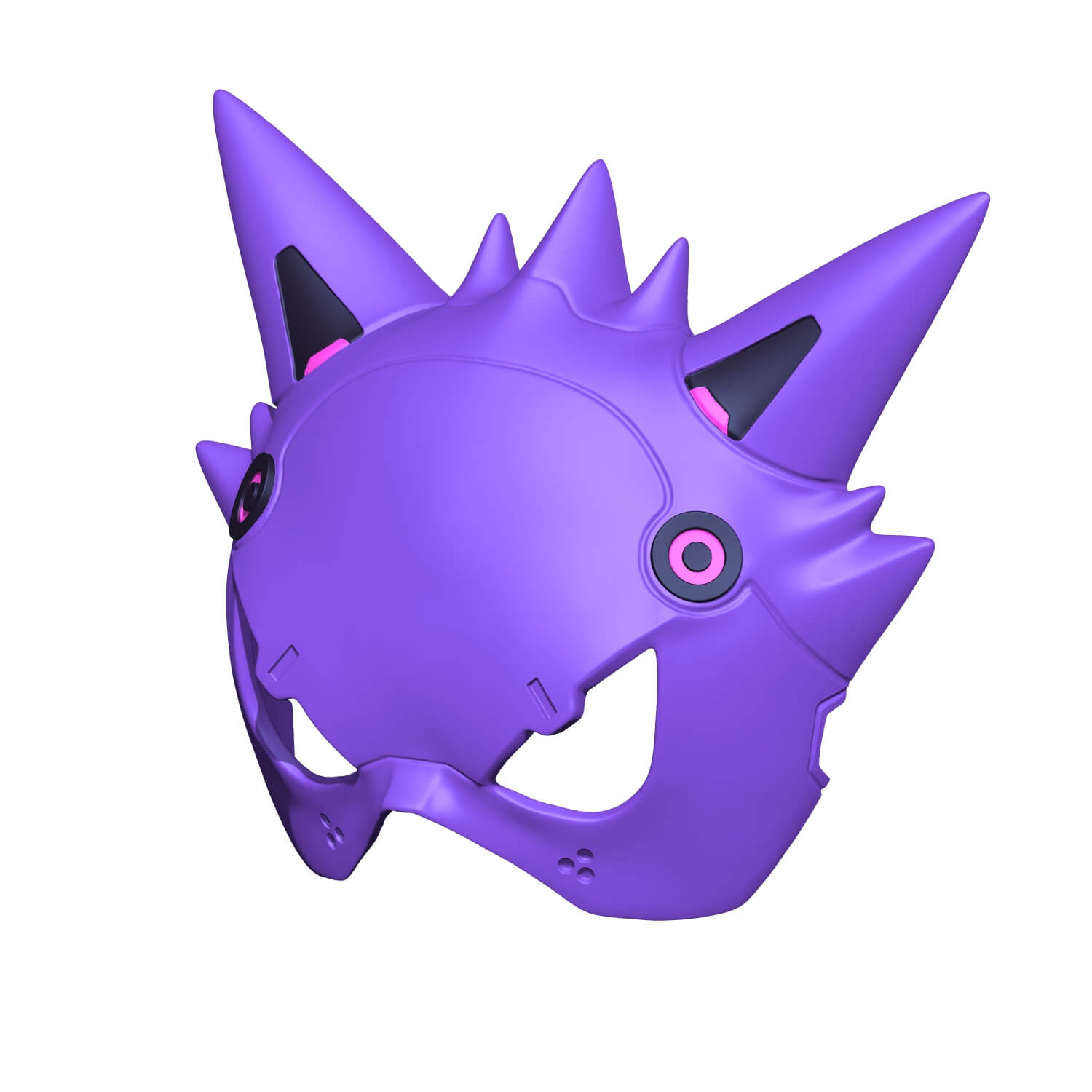 Gengar Robot Mask 3D Model
