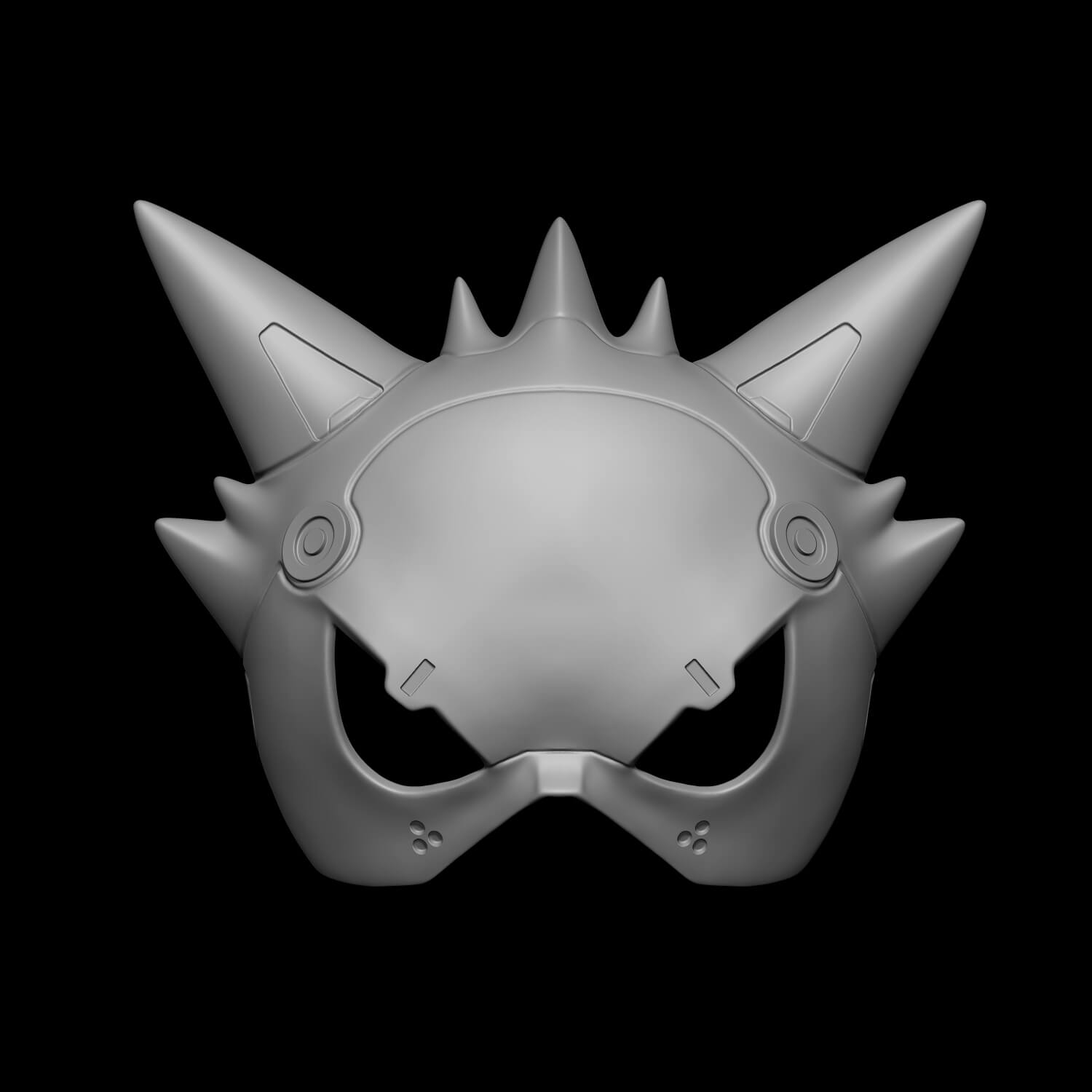 Gengar Robot Mask 3D Model