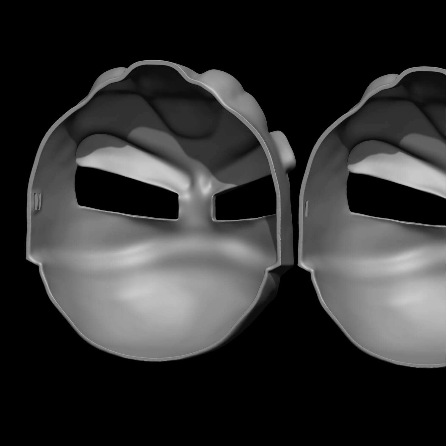 Geodude Pok&eacutemon Mask 3D Model