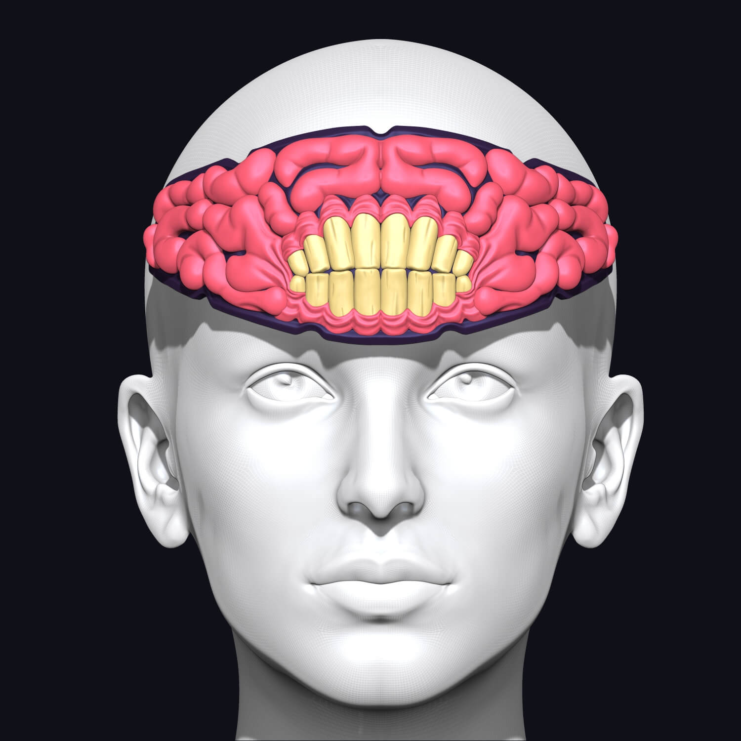 Geto Suguru Mask - Jujutsu Kaisen 3D Model
