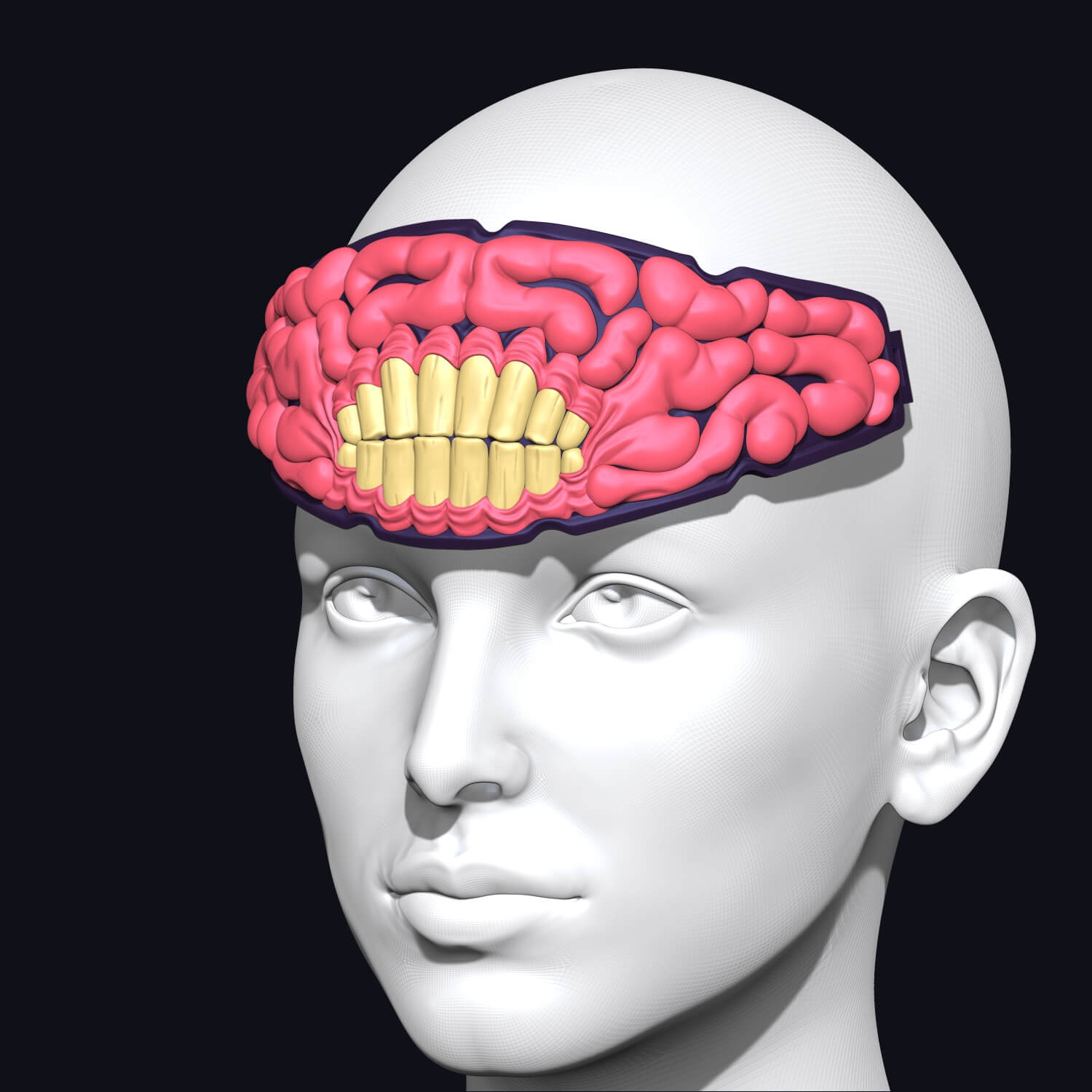 Geto Suguru Mask - Jujutsu Kaisen 3D Model