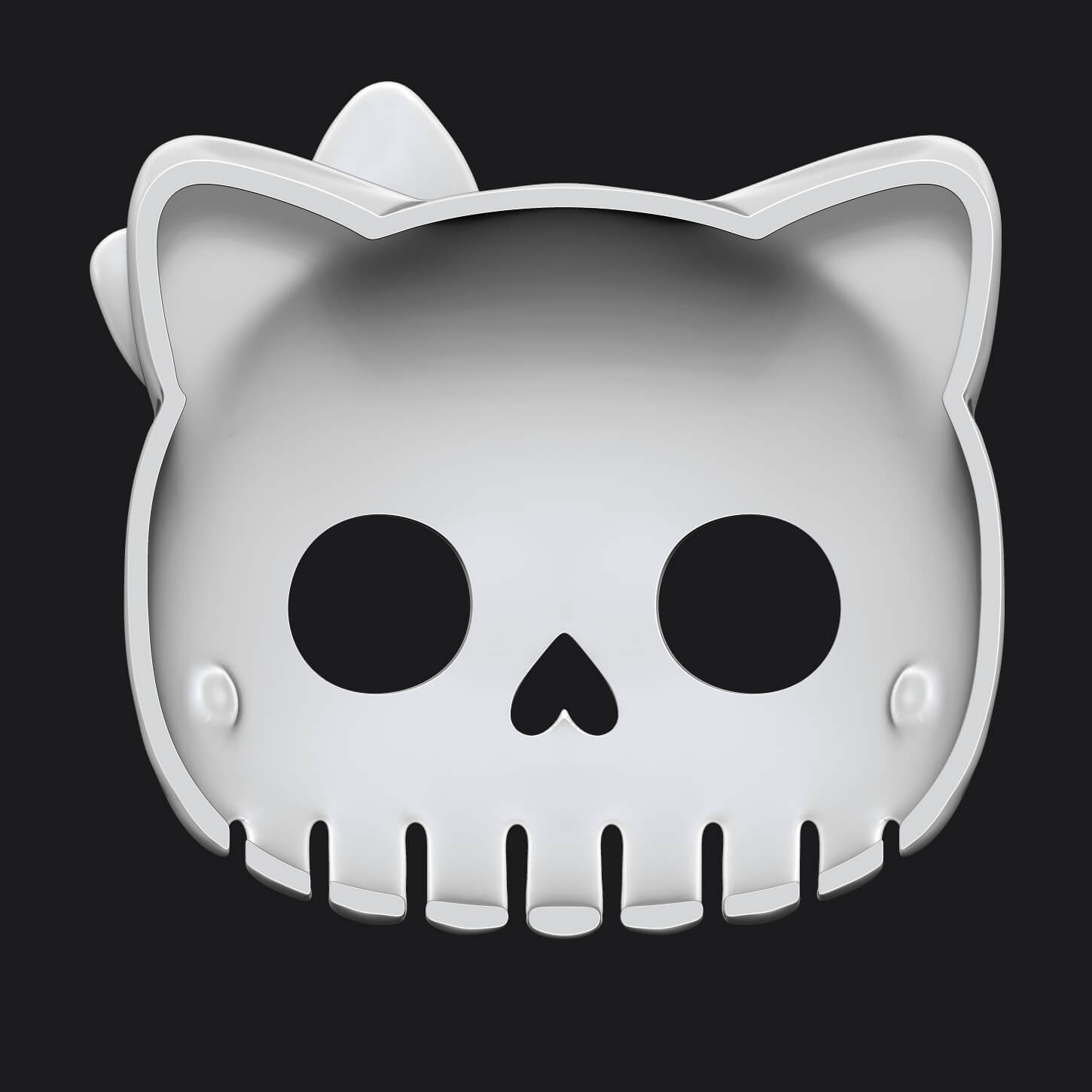 Hello Kitty Mask 3D Model