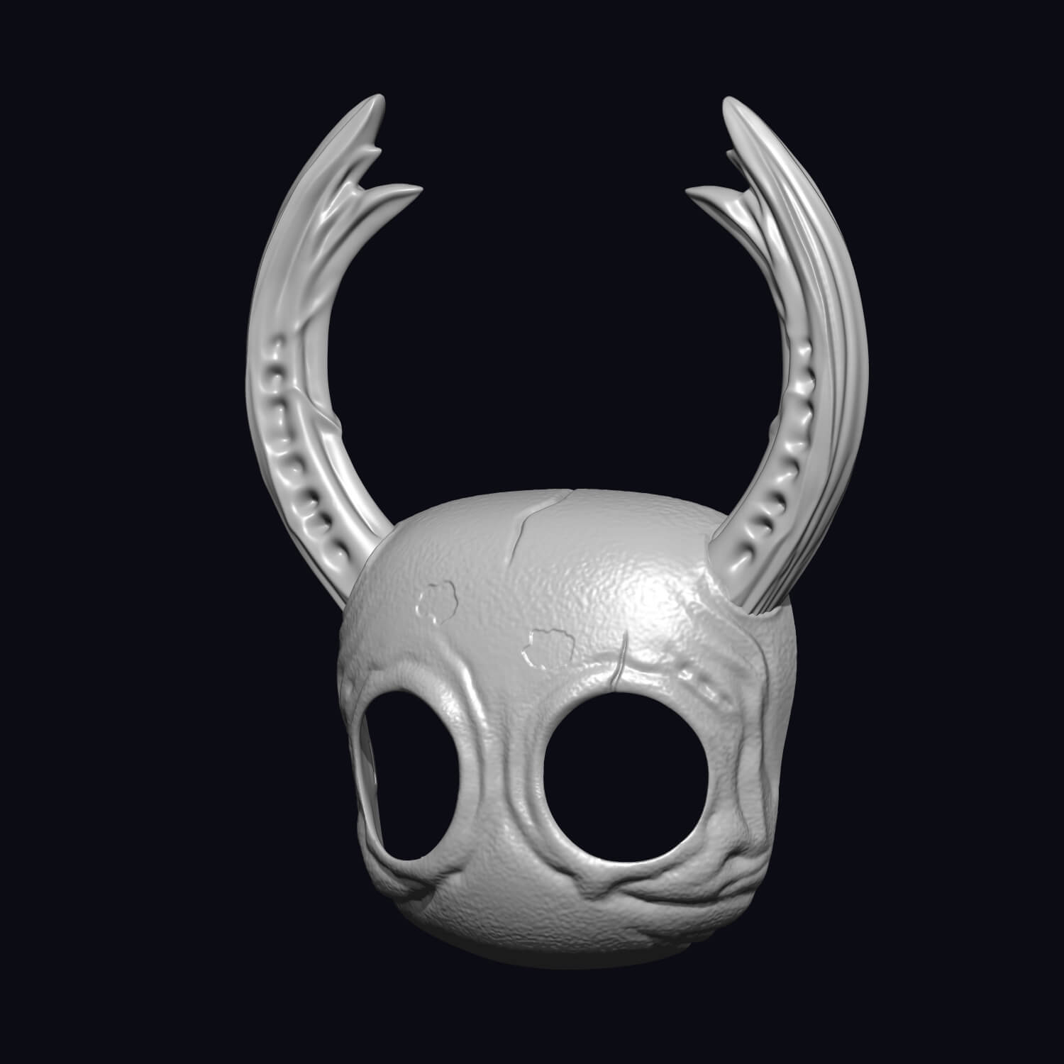 Hollow Knight Skull Mask 3D Model
