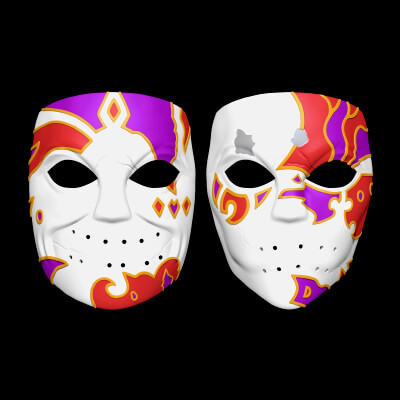 Jack of Blades Mask 3 Mask Wall