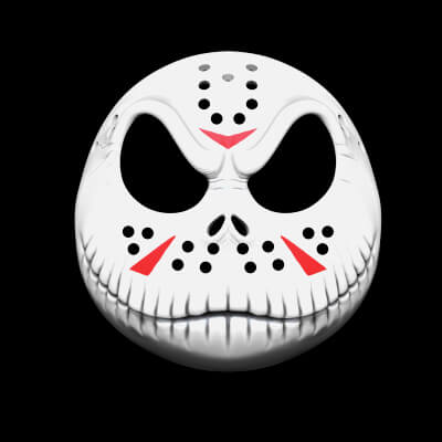 Jack Skellington Jason Mask