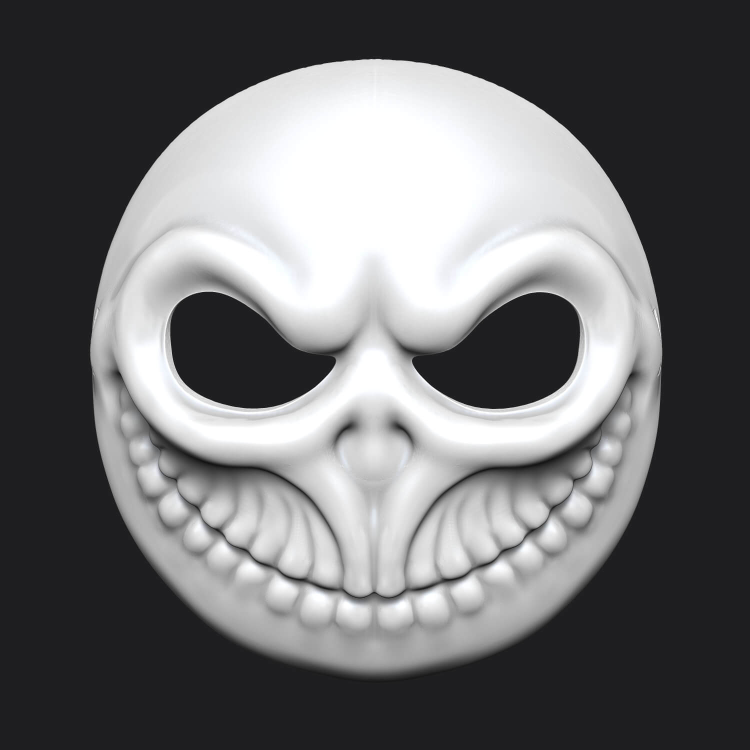 Jack Skellington Mask 3D Model