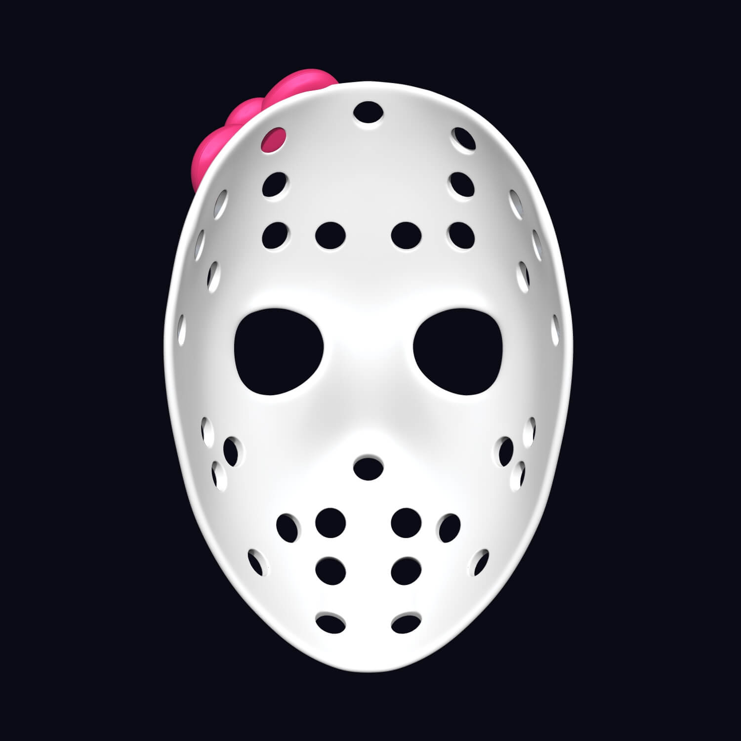 Jason Voorhees Mask Hello Kitty 3D Model