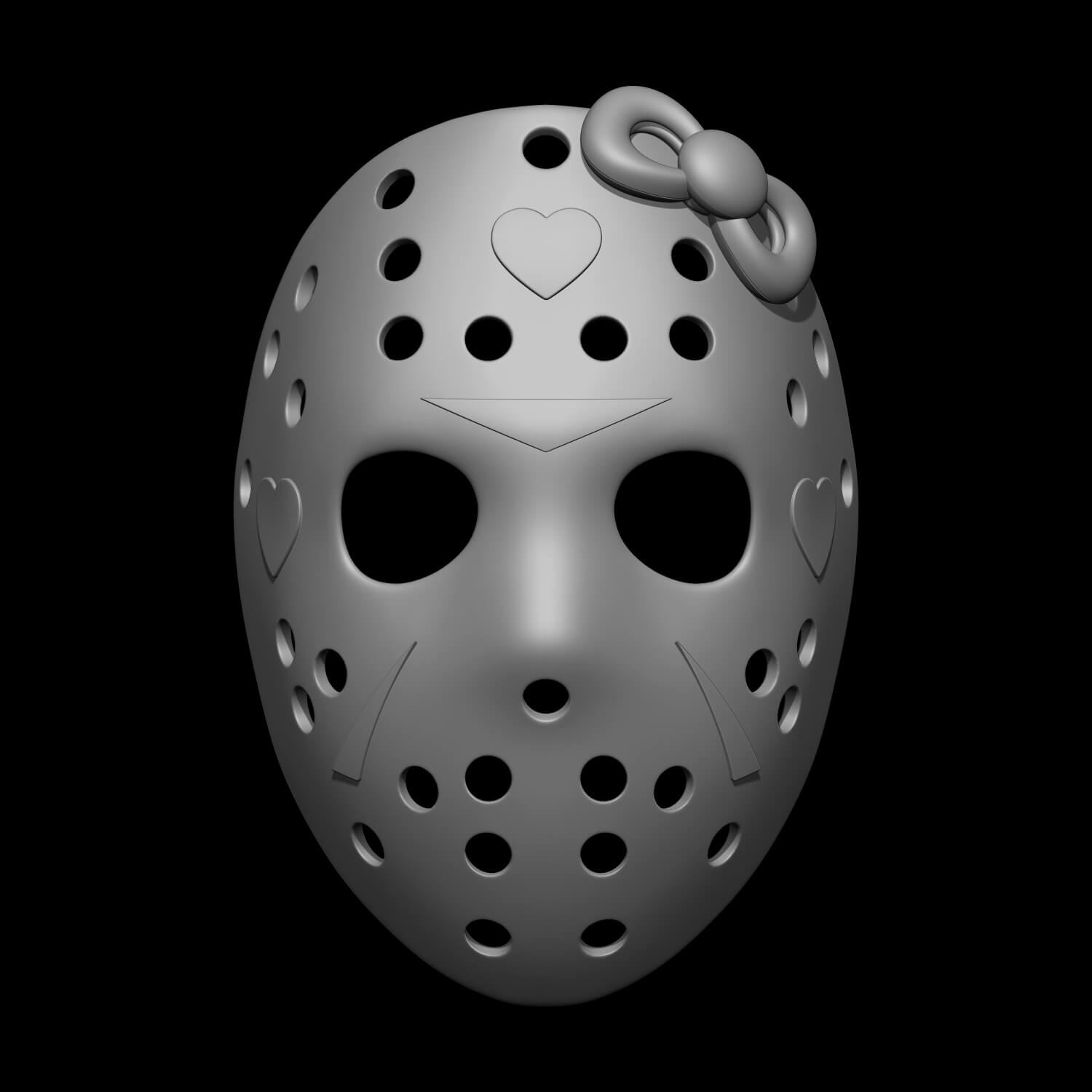 Jason Voorhees Mask Hello Kitty 3D Model