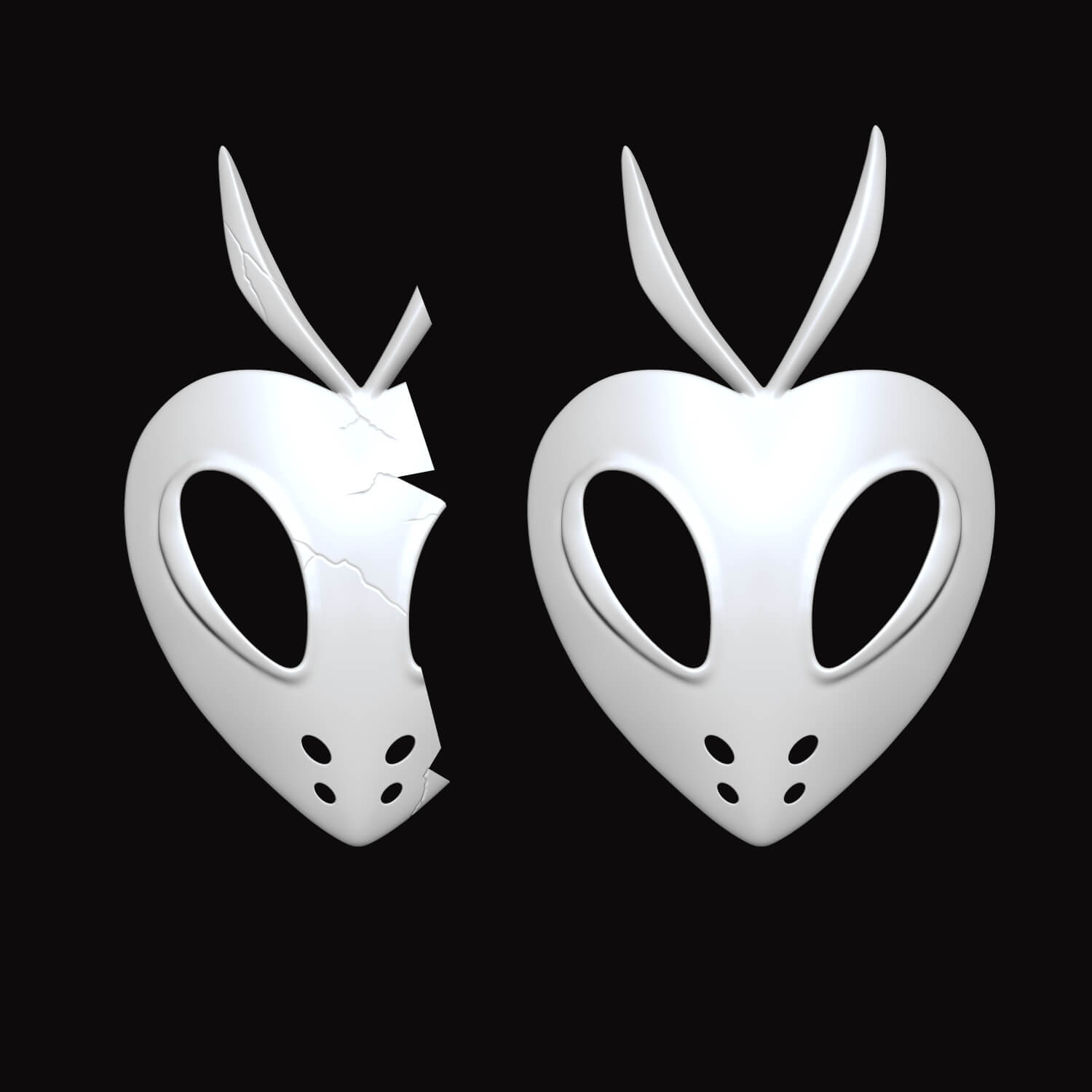 Kuna Mashiro Mask 3D Model