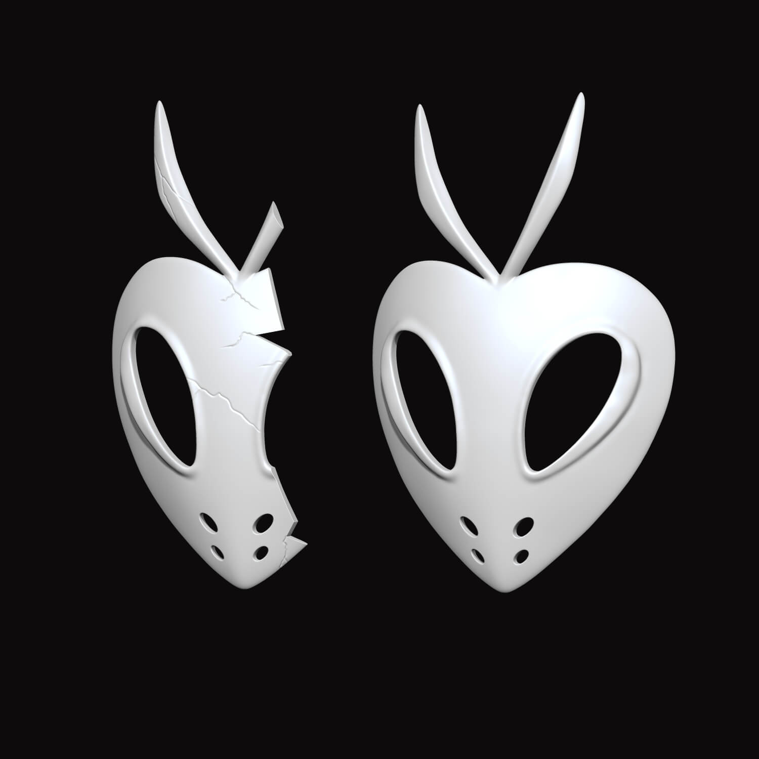 Kuna Mashiro Mask 3D Model