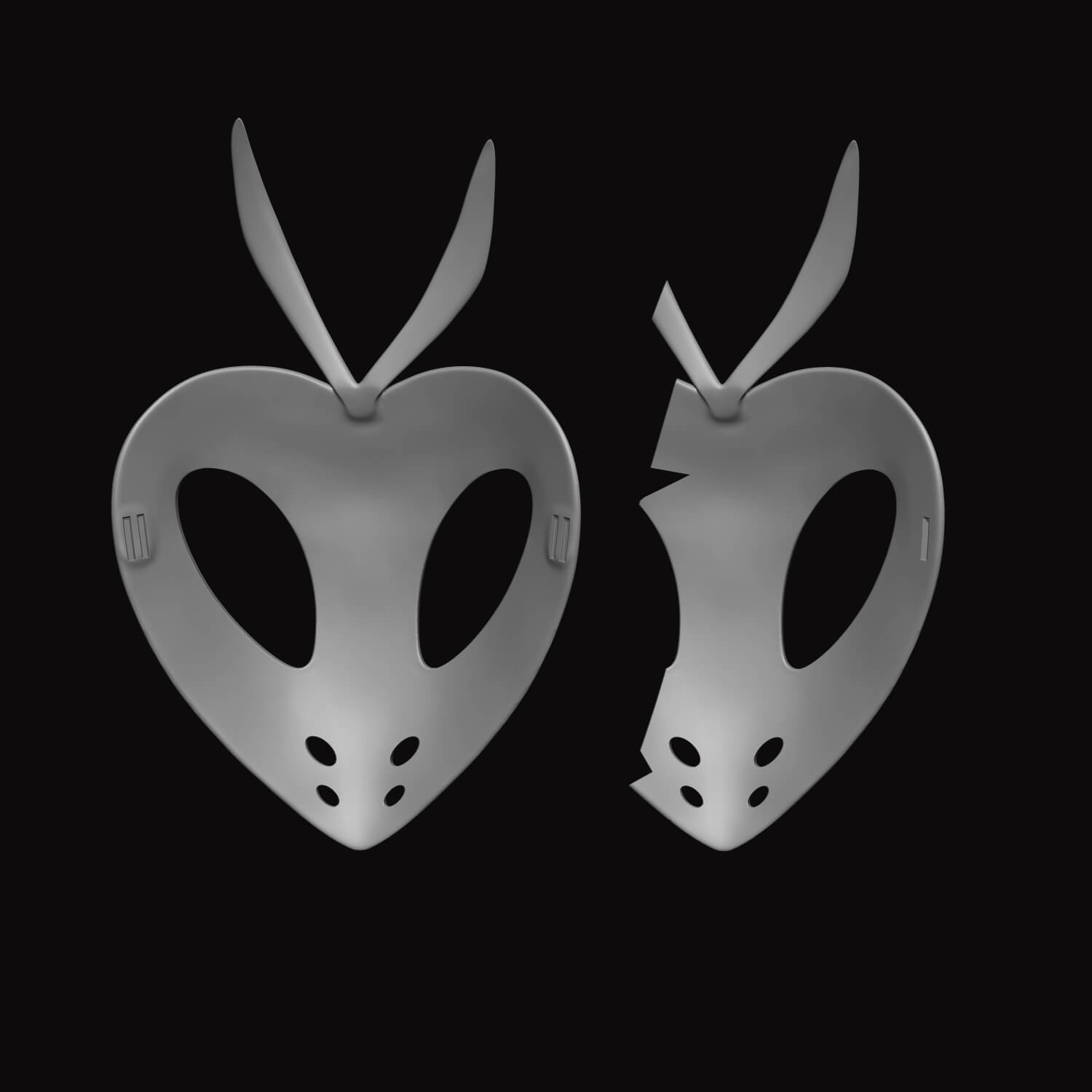 Kuna Mashiro Mask 3D Model