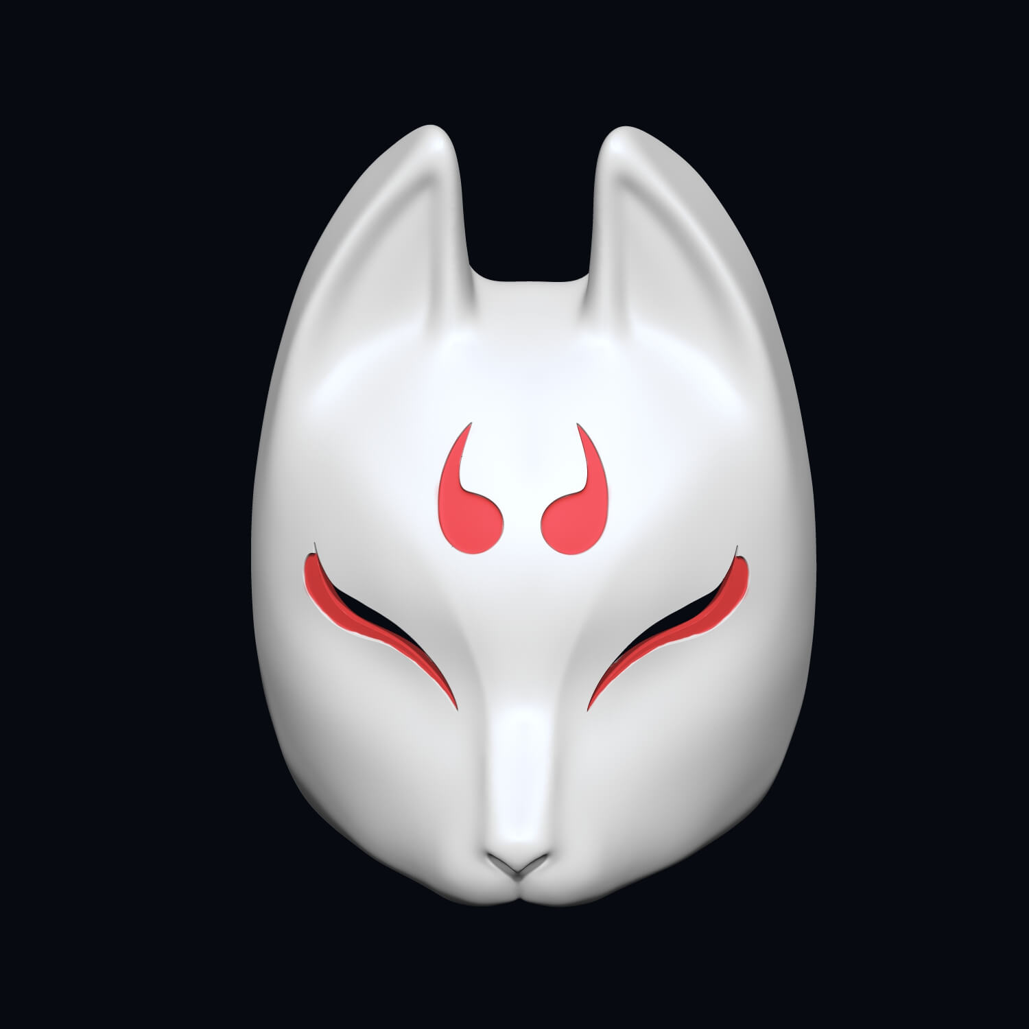 Kunimitsu Mask - Tekken Mask 3D Model