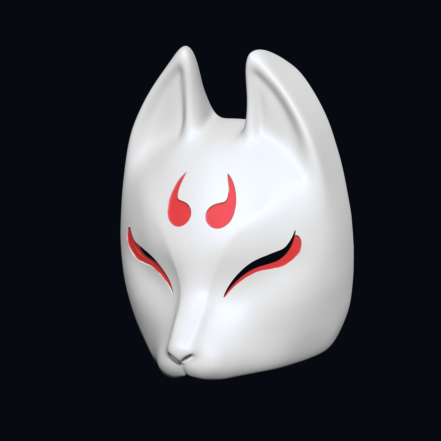 Kunimitsu Mask - Tekken Mask 3D Model