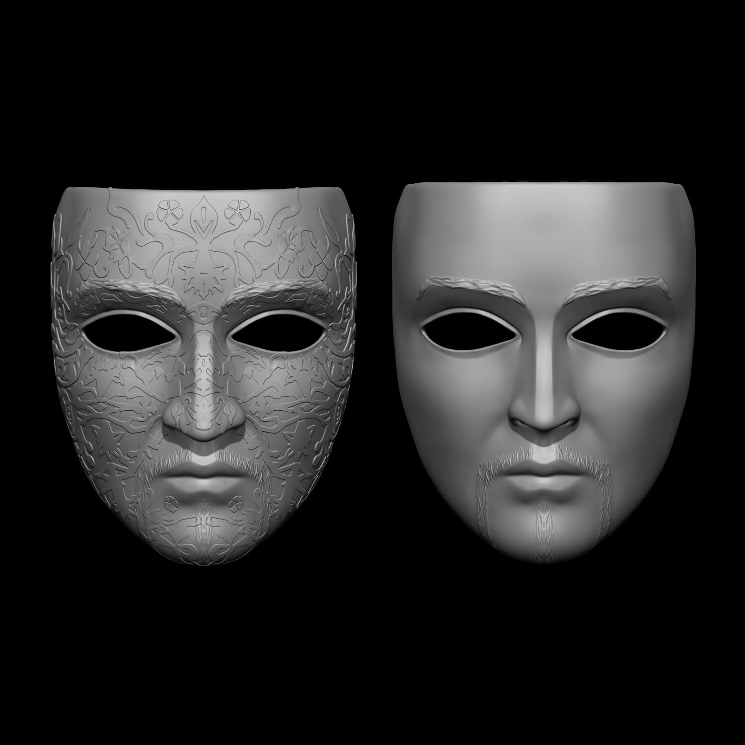 Leper King Mask 3D Model