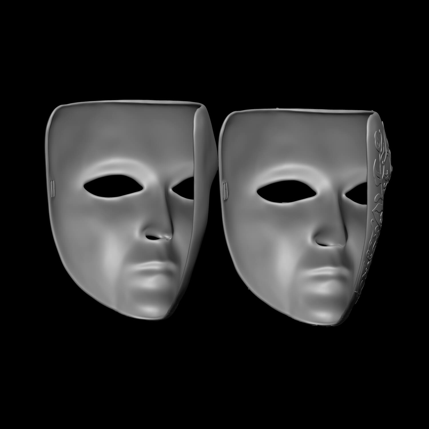 Leper King Mask 3D Model