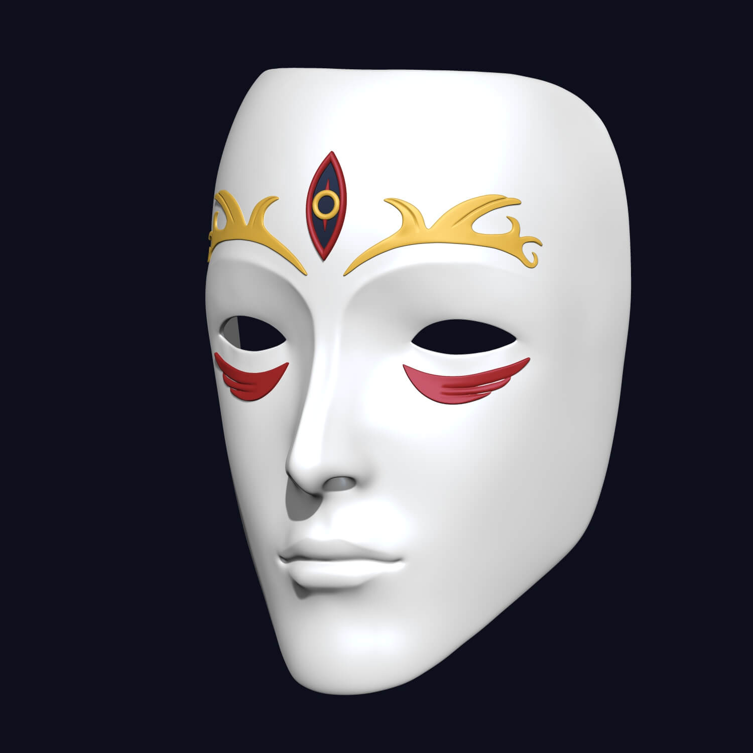 Liar Game Mask - Leronira Mask 3D Model