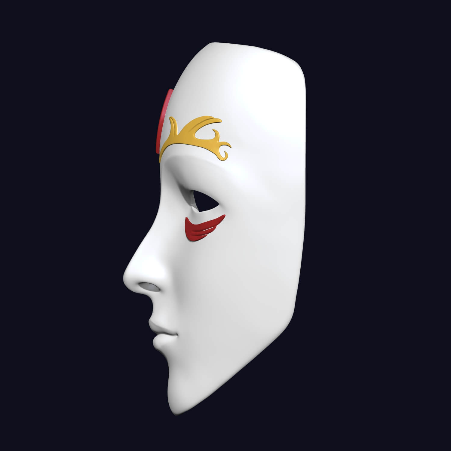 Liar Game Mask - Leronira Mask 3D Model
