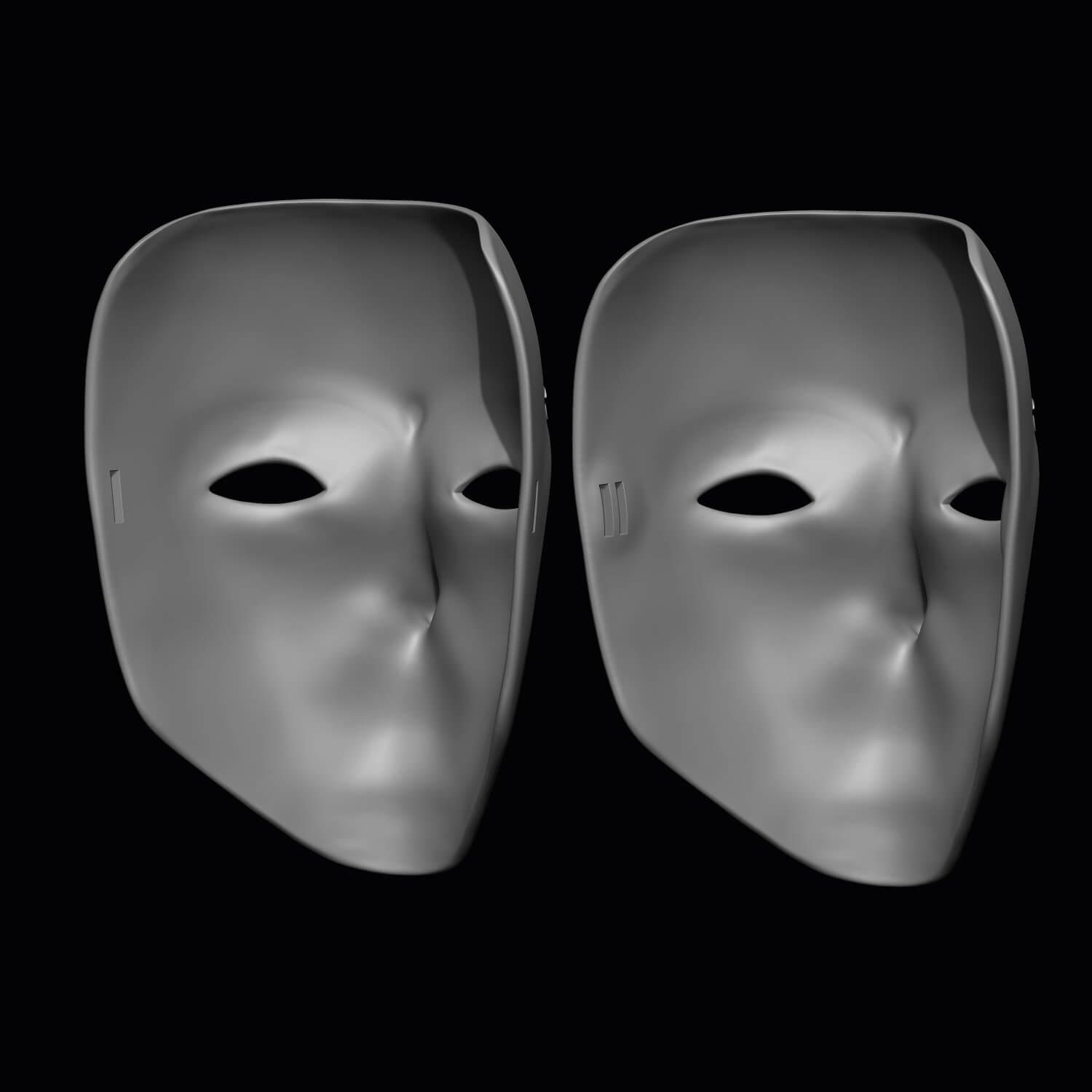 Liar Game Mask - Leronira Mask 3D Model