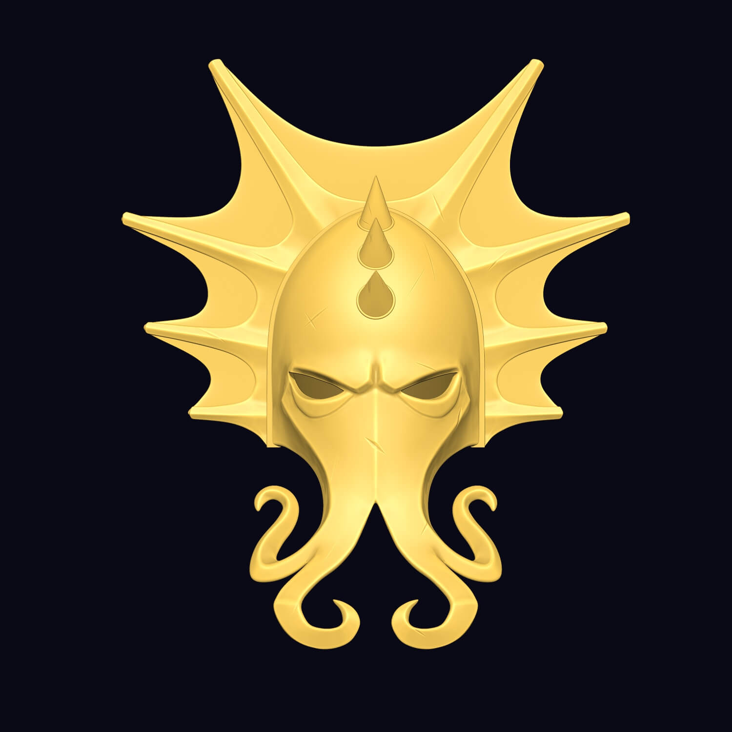 Lokhir Fellheart Helmet 3D Model