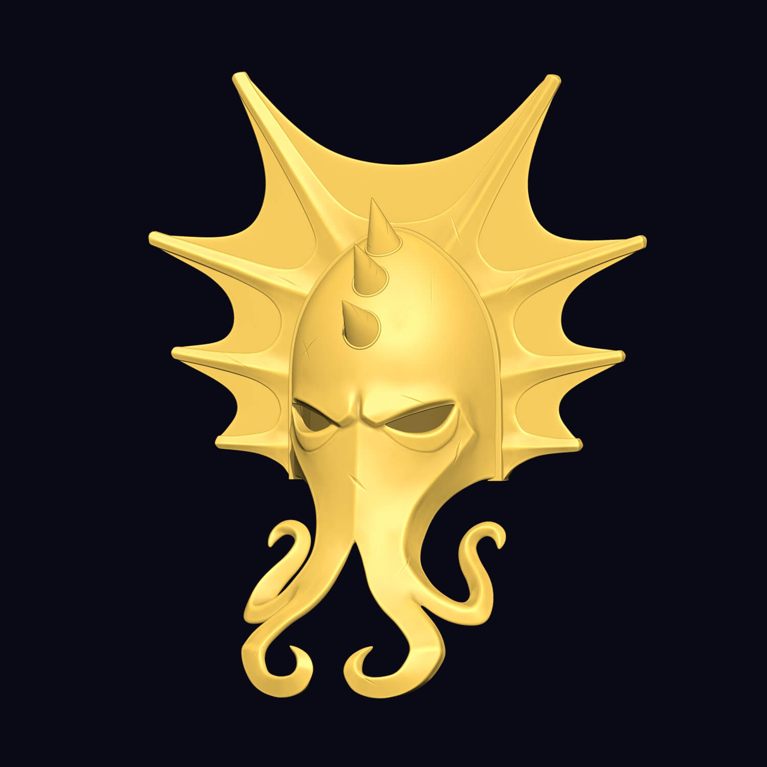 Lokhir Fellheart Helmet 3D Model