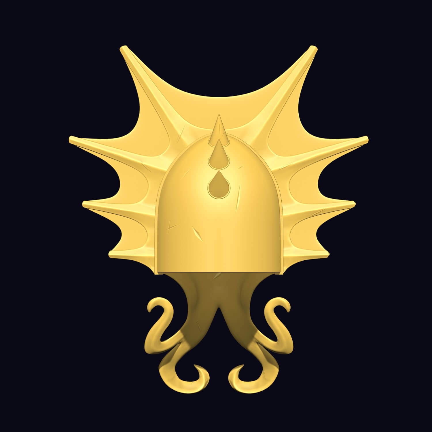 Lokhir Fellheart Helmet 3D Model