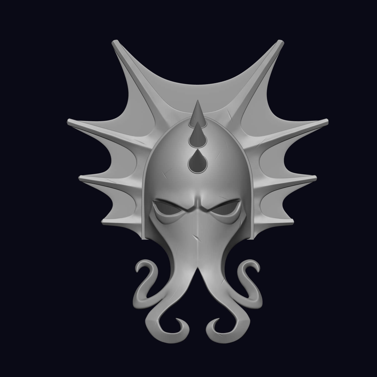 Lokhir Fellheart Helmet 3D Model
