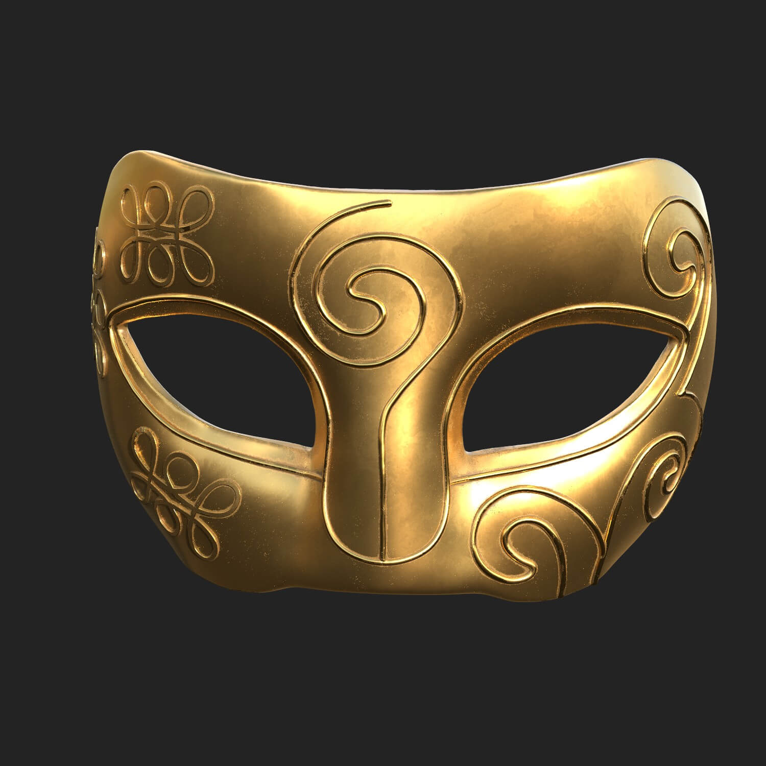 Masquerade Mask 3D Model