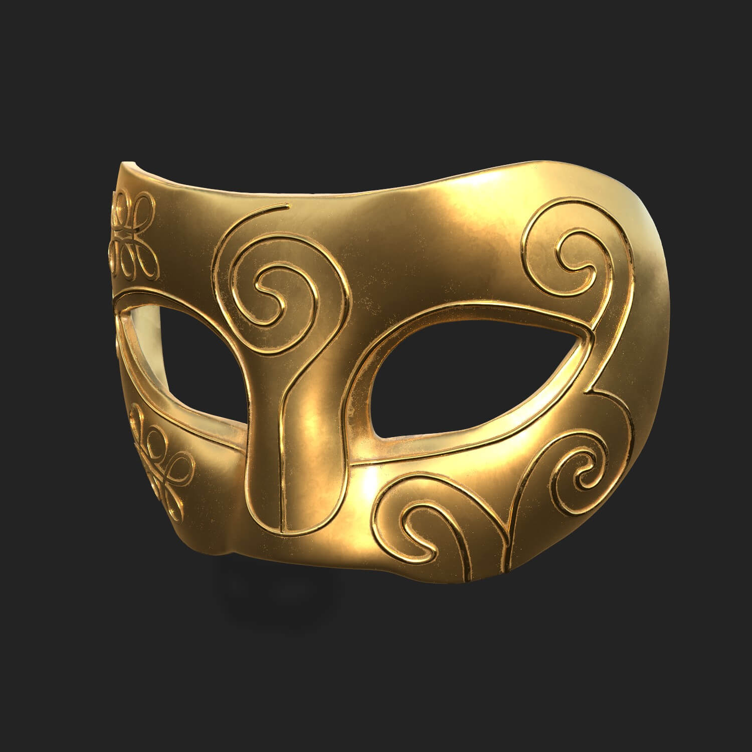 Masquerade Mask 3D Model
