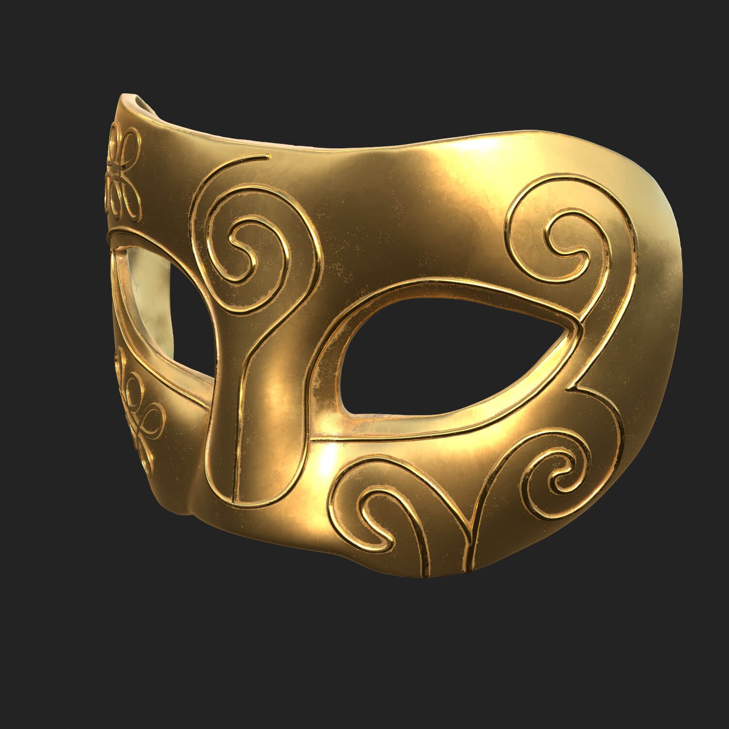 Masquerade Mask 3D Model