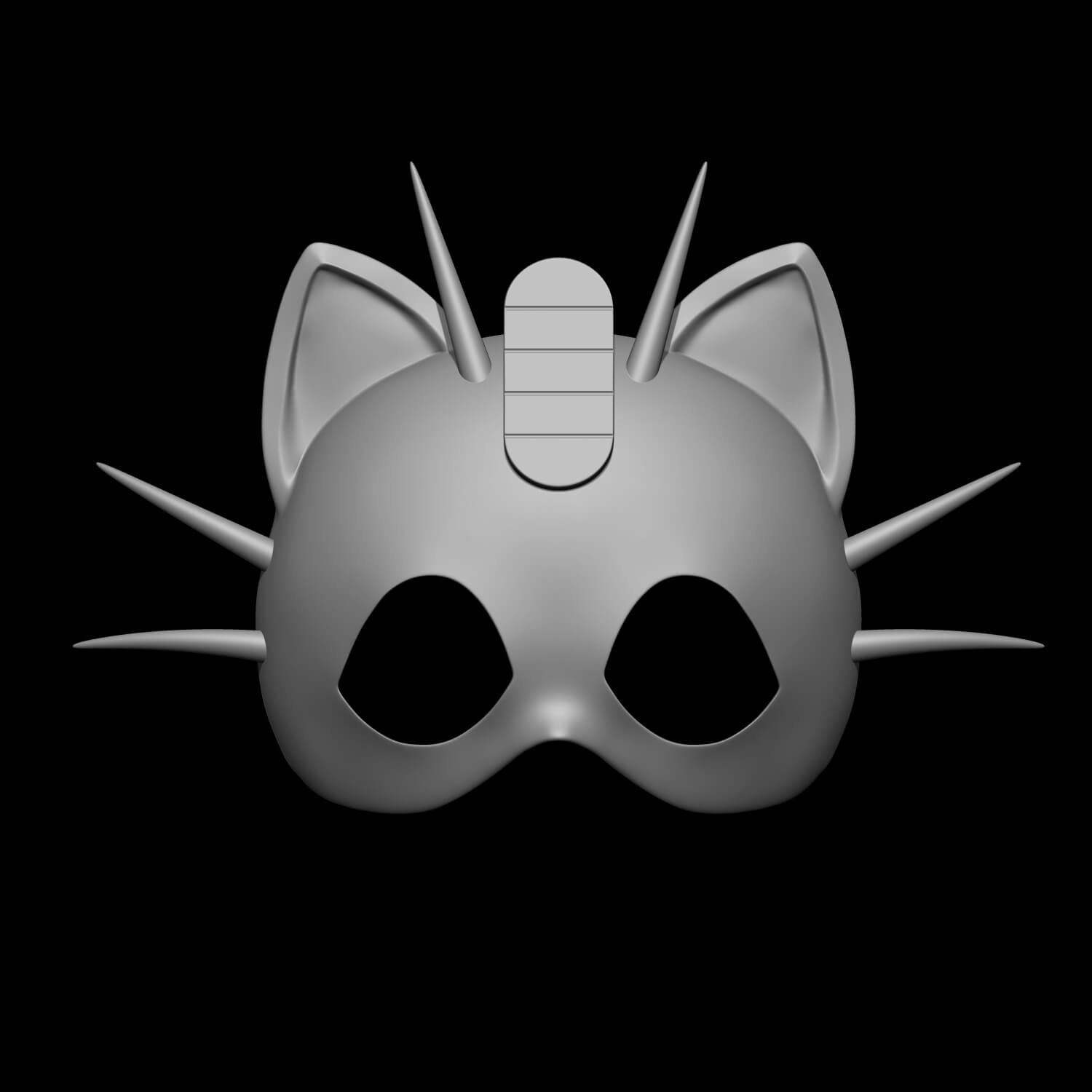 Meowth Mask Meo 3D Model