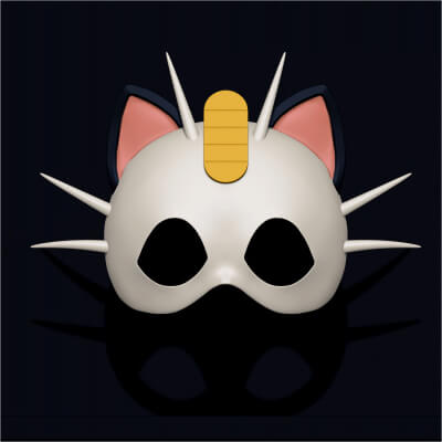Meowth Mask Meo