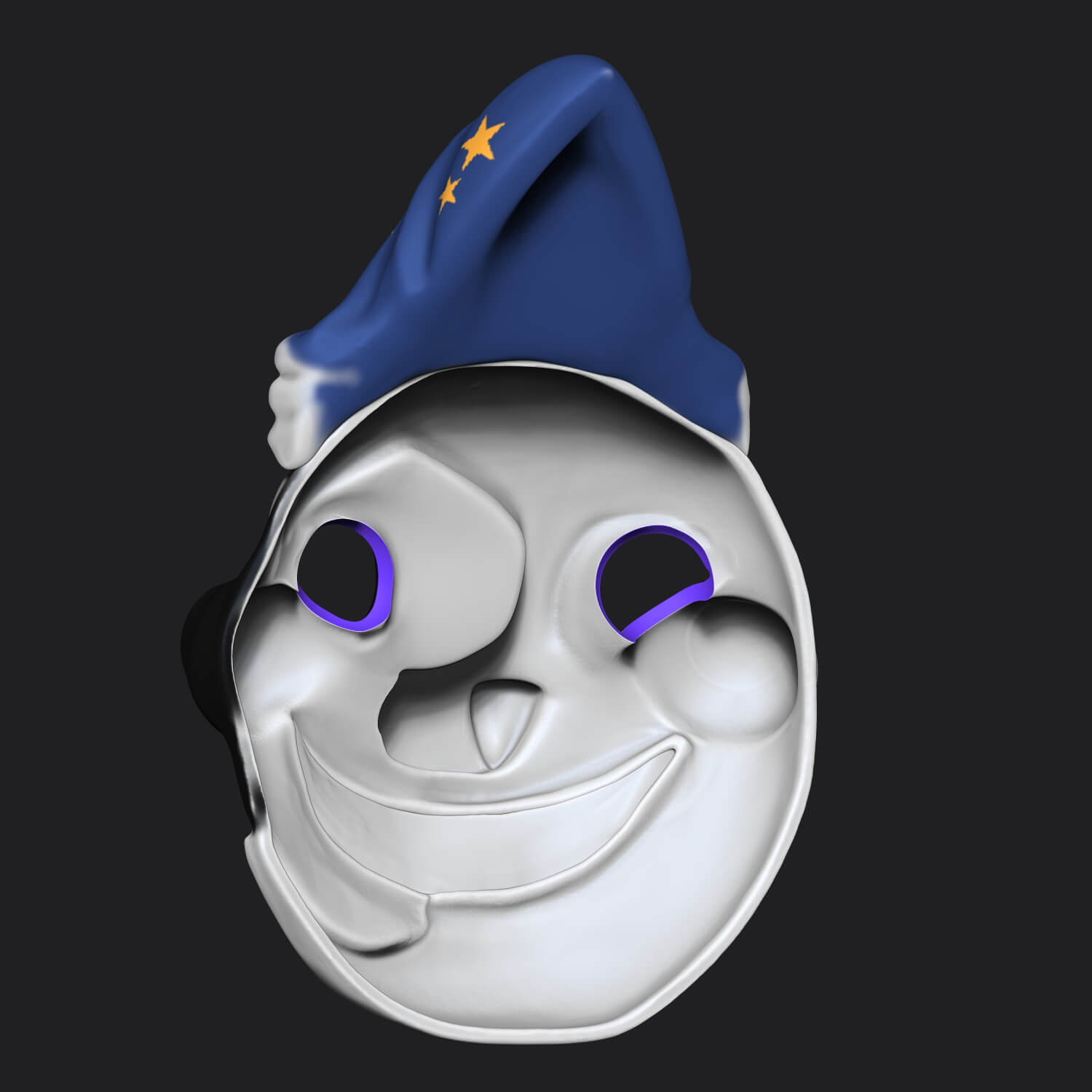 Moon FNAF Mask 3D Model
