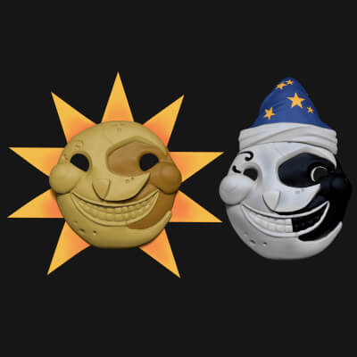 Moon FNAF Mask