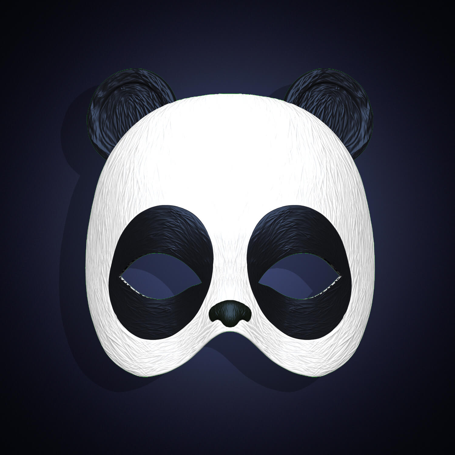 Panda Mask - Panda 3D Model