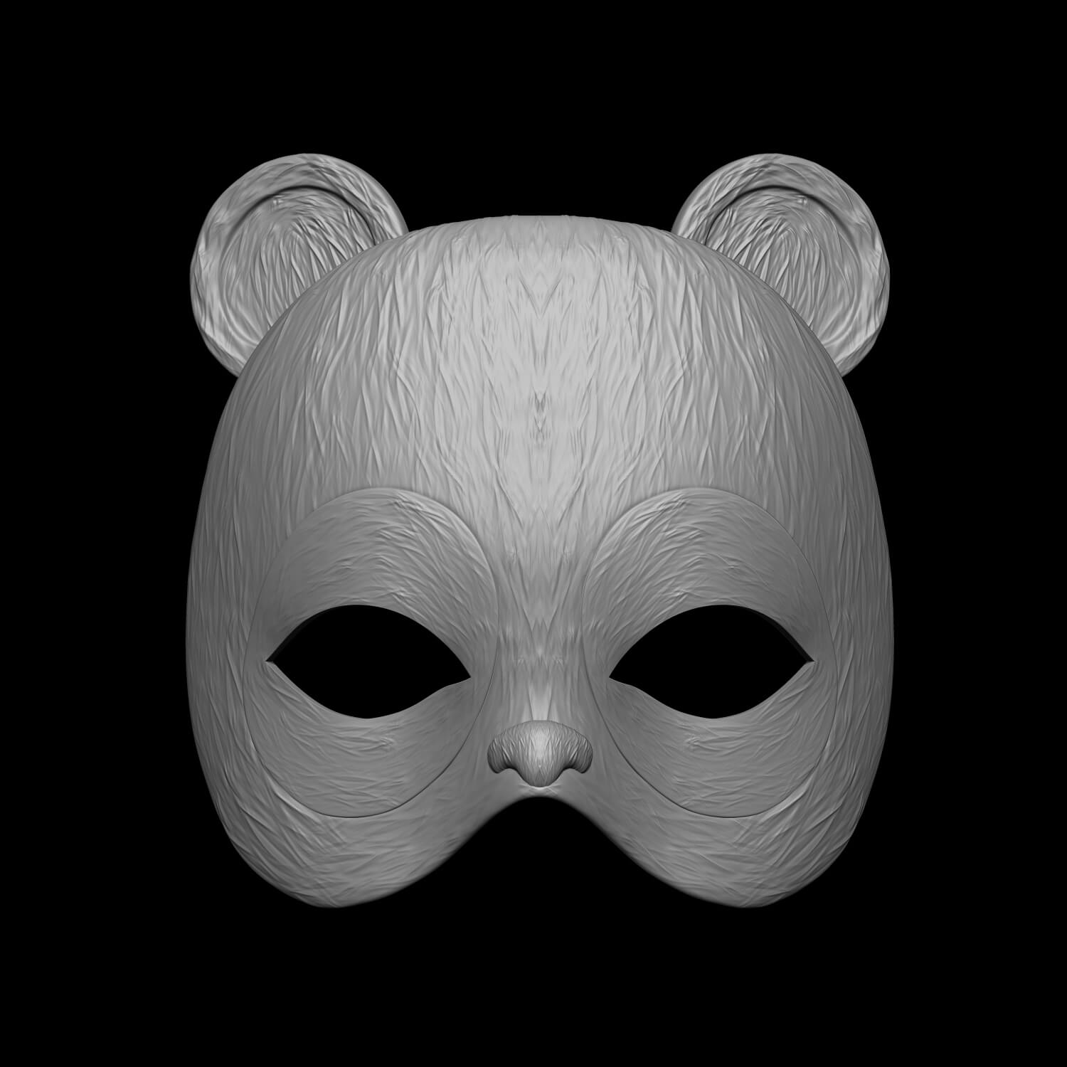Panda Mask - Panda 3D Model