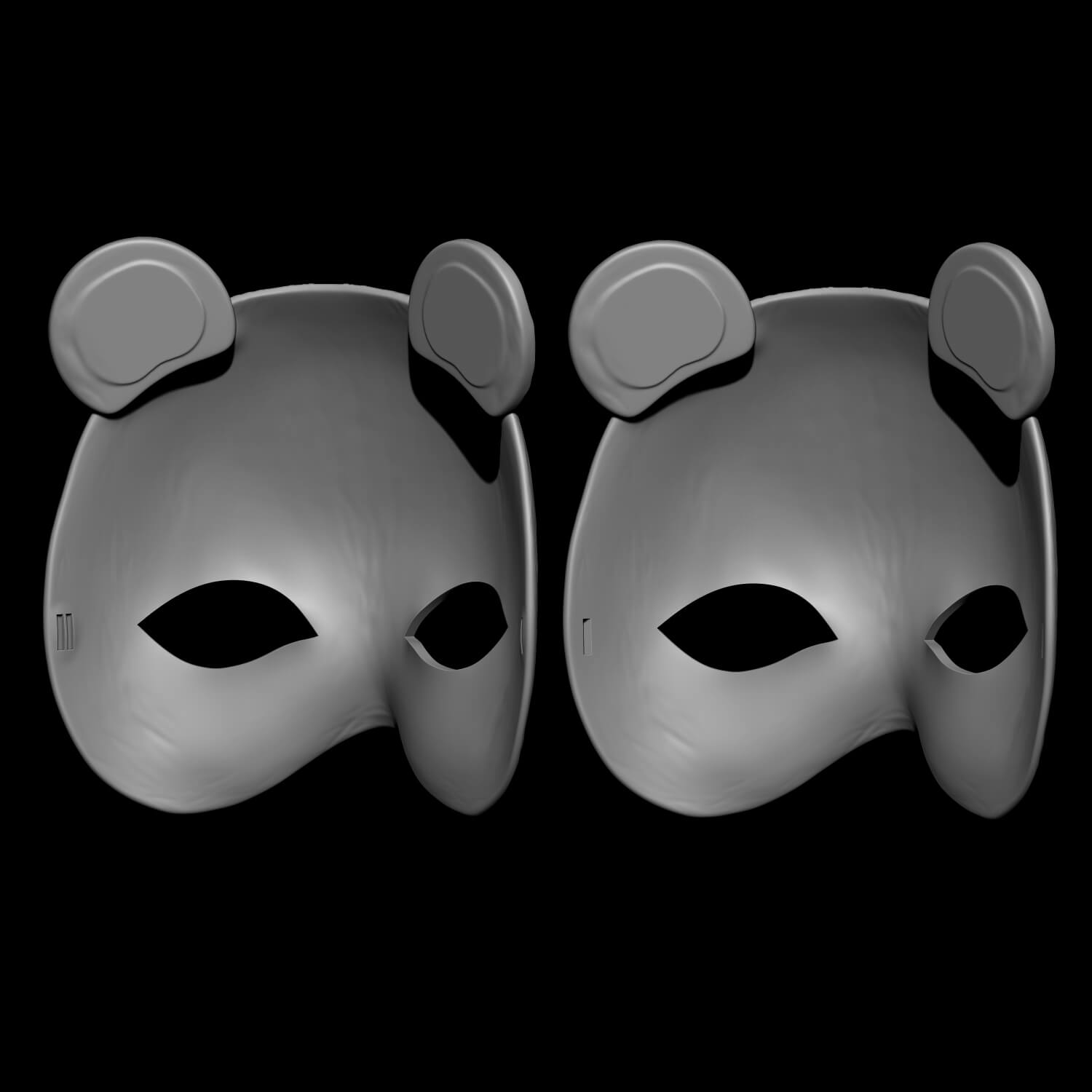 Panda Mask - Panda 3D Model
