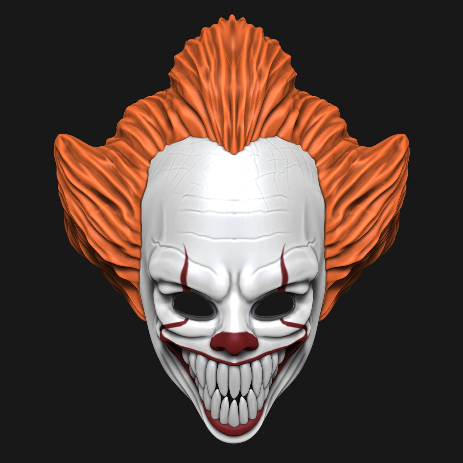 Pennywise Mask 3D Model