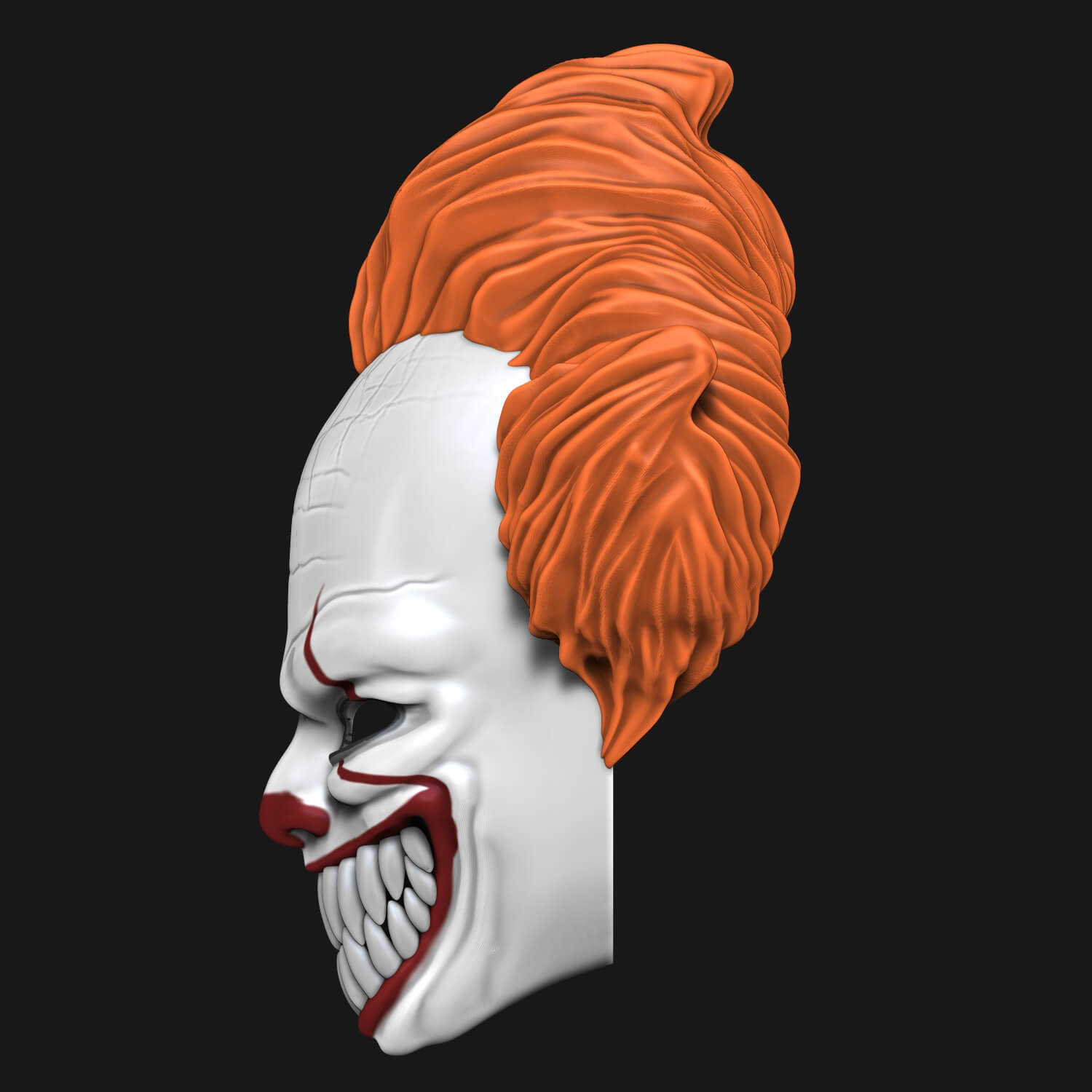 Pennywise Mask 3D Model